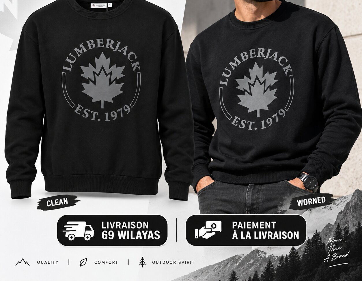 LUMBERJACK SWEAT SHIRT