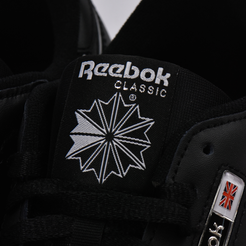 REEBOK CLASSIC LEATHER BLACK/BLACK/WHITE – Image 3
