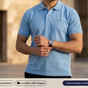 Départ T-shirt Homme Polo-Blue